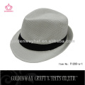 FASHION CHEAP FEDORA HATS PAPIER STROH HATS TRILBY MIT KUNDENSPEZIFISCHEM DESIGN LOGO